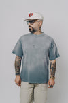 Painted Single Stitch Pocket Tee (Vintage Cadet Grey)