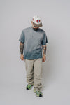 Painted Single Stitch Pocket Tee (Vintage Cadet Grey)