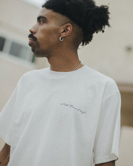 Script Logo Tee (Vintage White)