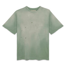  Painted Single Stitch Pocket Tee (Vintage Spearmint)