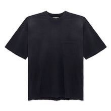  Boxy Cotton Pocket Tee (Midnight Navy)