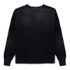 Painted French Terry Darted Crewneck (Vintage Black)