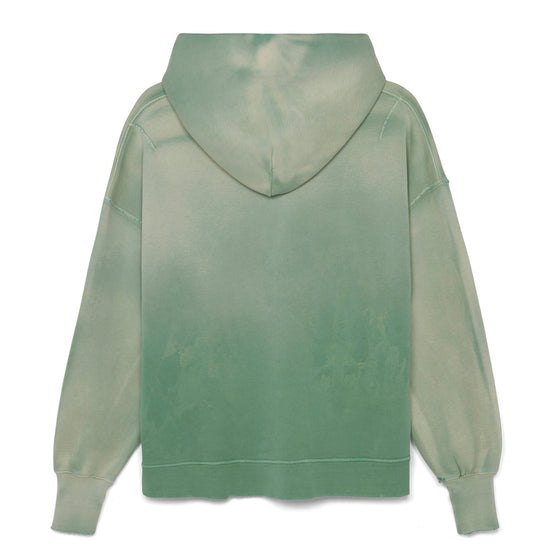 Painted French Terry Darted Hoodie (Vintage Spearmint)