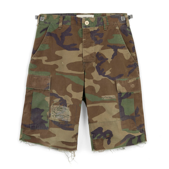 Army Cut-Off Shorts (Woodland Camo)