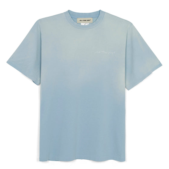 Script Logo Tee (Sky Blue)